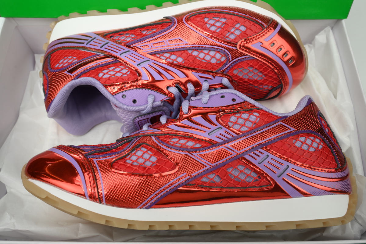 Bottega Veneta Orbit Sneaker Red