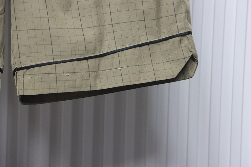 Balenciaga Plaid Letter Embroidered Shorts