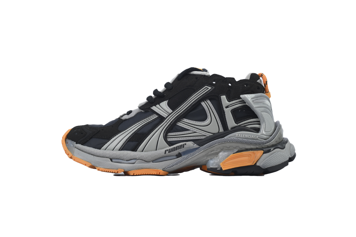 Balenciaga Runner Sneaker 'Black Fluo Orange' 772774 W3RNY 1878