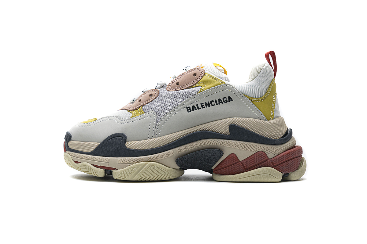 Balenciaga Triple S Black Yellow Pink 490672 W09O5 9035