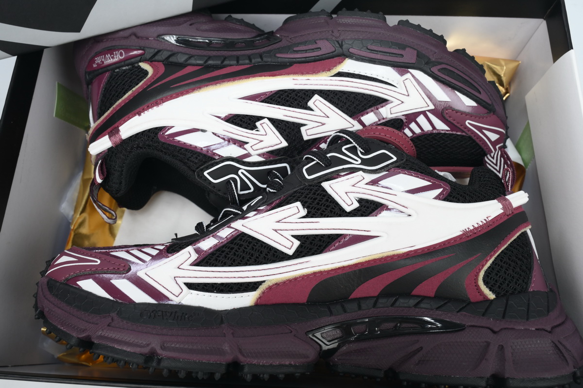 OFF-WHITE Black Purple Red OMIA295F24 FAB00 10012