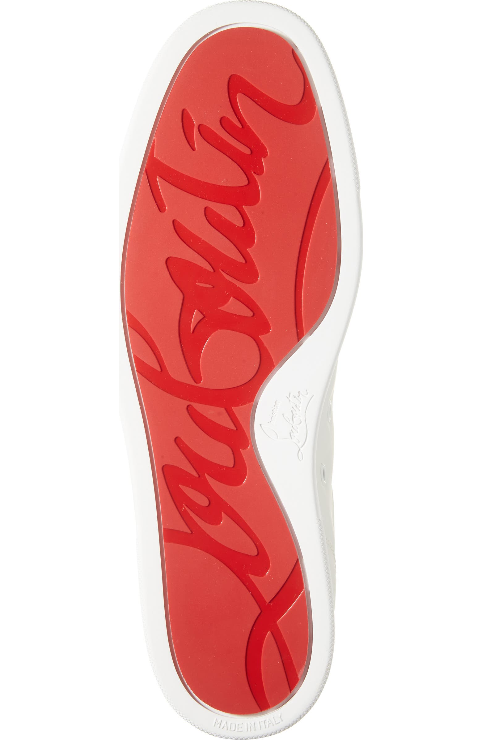 Christian Louboutin Louis Junior Spikes Sneakers White