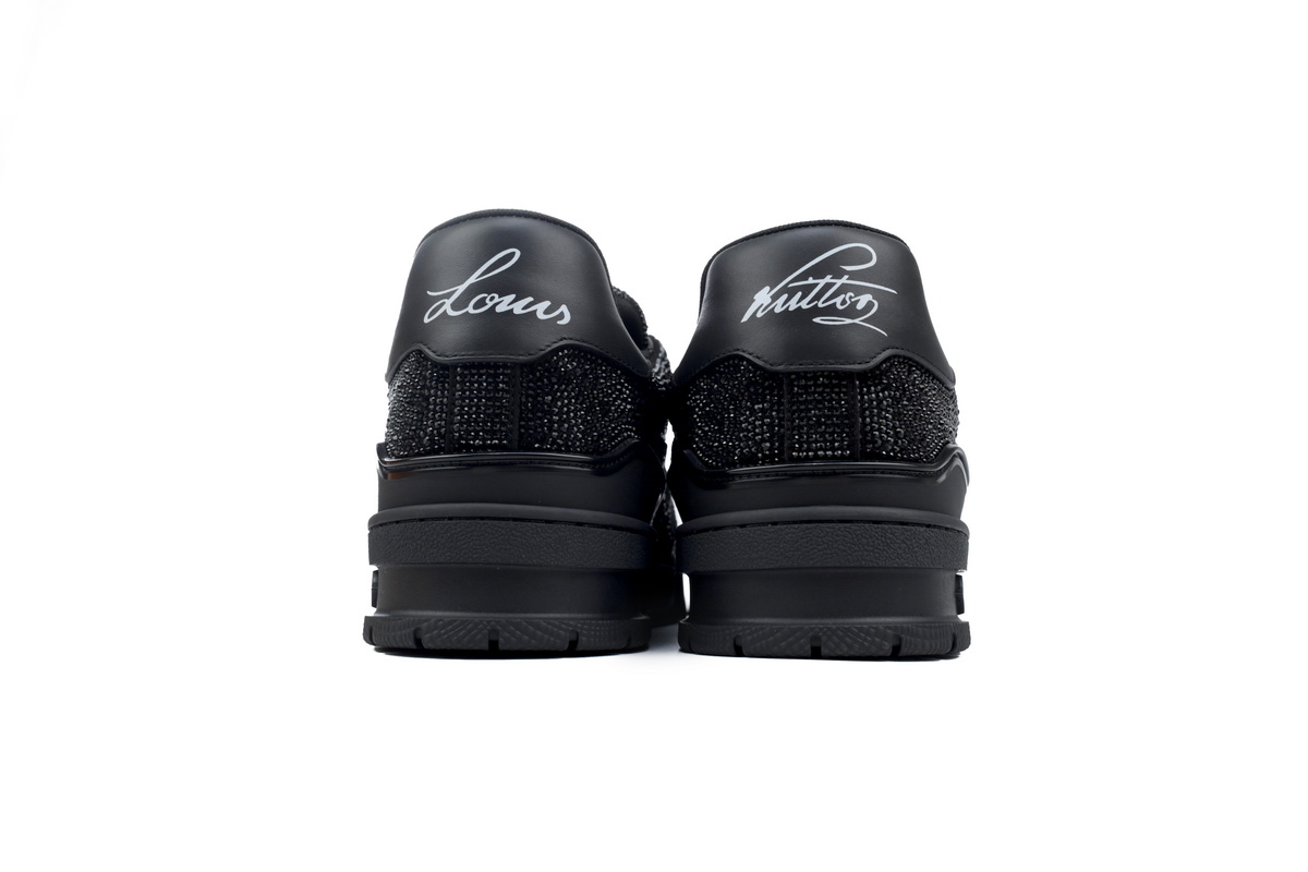 Louis Vuitton Trainer 'Black Rhinestones' 1A815H