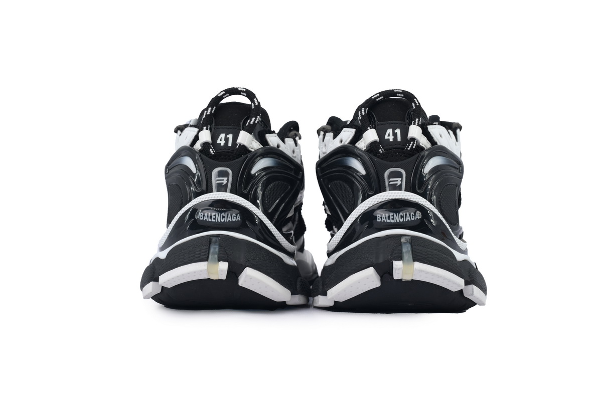 Balenciaga Runner Sneaker 'White Black' 772774 W3RMU 9010