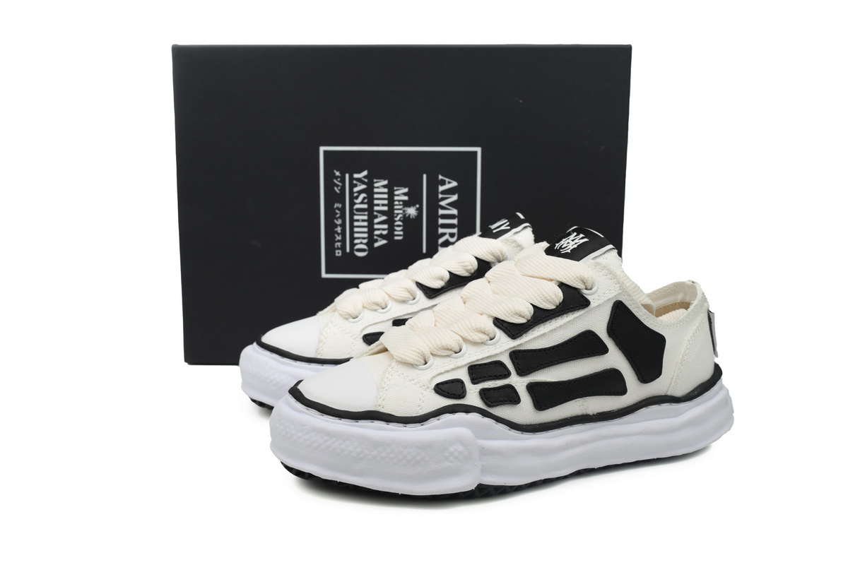 AMIRI MMY Bones x Maison MIHARA YASUHIRO Alabaster