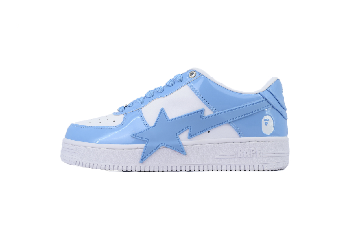 Bape STA OZXSHMX91310N A BATHING APE White Moon Blue