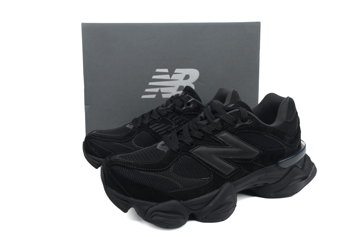 New Balance 9060 'Triple Black Suede' U9060BPM