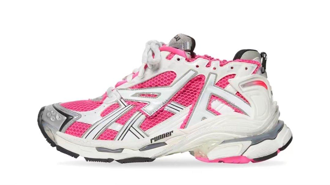 Balenciaga Runner Sneaker Pink white
