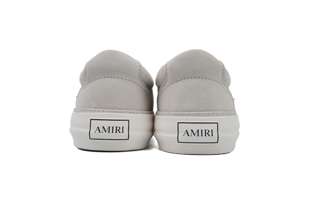 Amiri Sunset Skate Low Sneakers White Grey