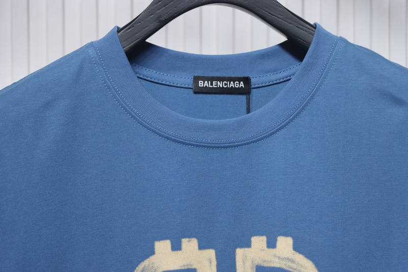 Balenciaga Bitcoin logo short sleeve T-shirt