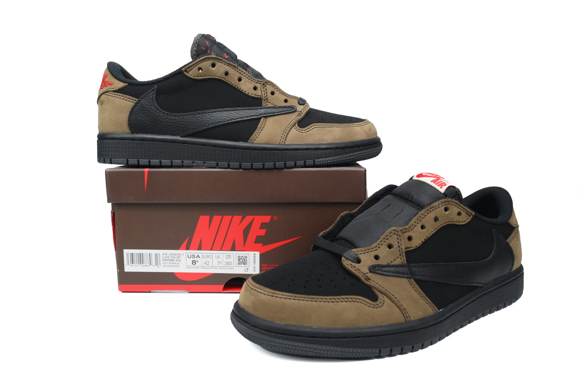 Travis Scott x Air Jordan 1 Low OG Velvet Brown DM7866-202