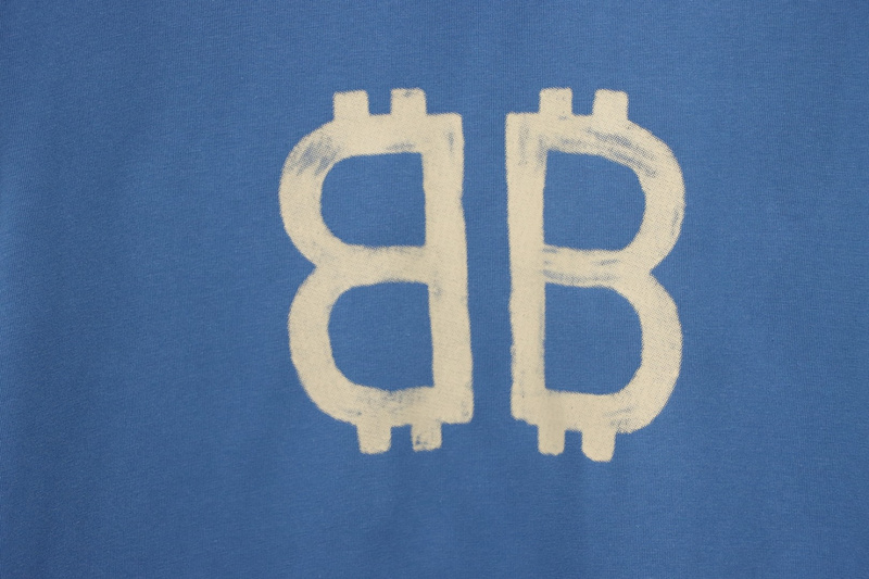 Balenciaga Bitcoin logo short sleeve T-shirt