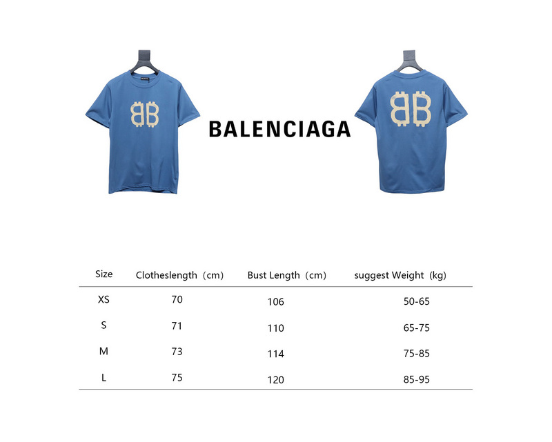 Balenciaga Bitcoin logo short sleeve T-shirt