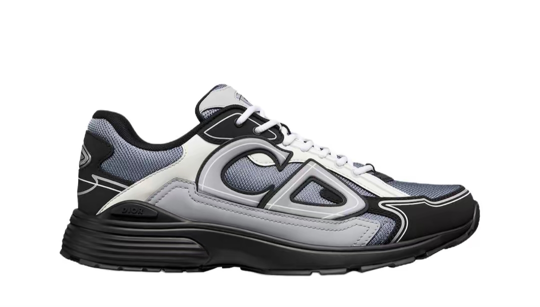 Dior B30 Sneaker Blue Mesh with Gray, White and Black 3SN279ZRB_H068