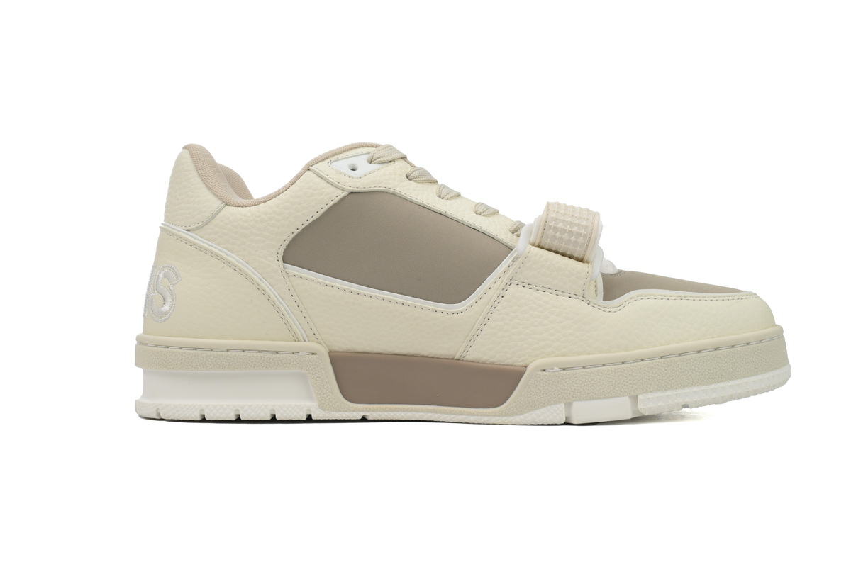 LOUIS VUITTON Trainer Monogram Flower Beige