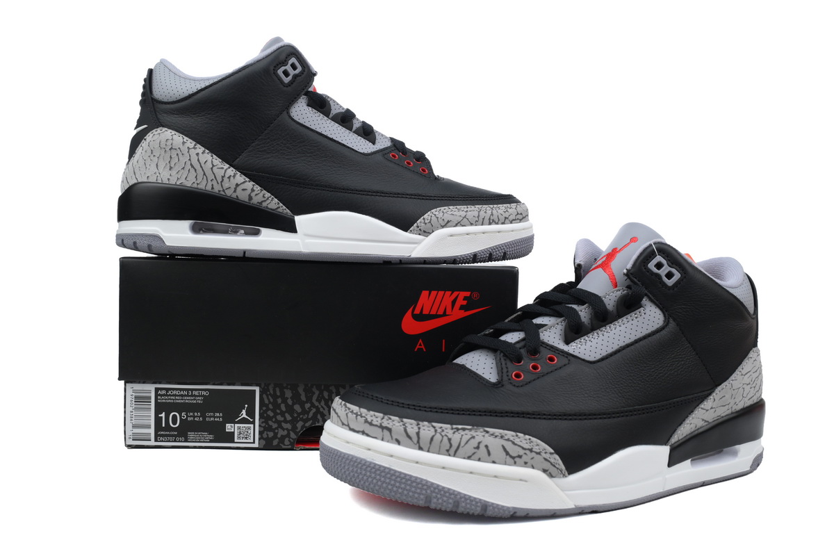 Air Jordan 3 Retro Black Cement DN3707-010