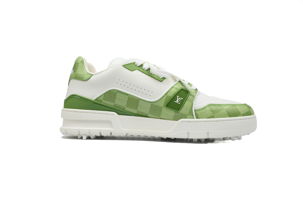 LOUIS VUITTON Trainer Golf Checkerboard Green