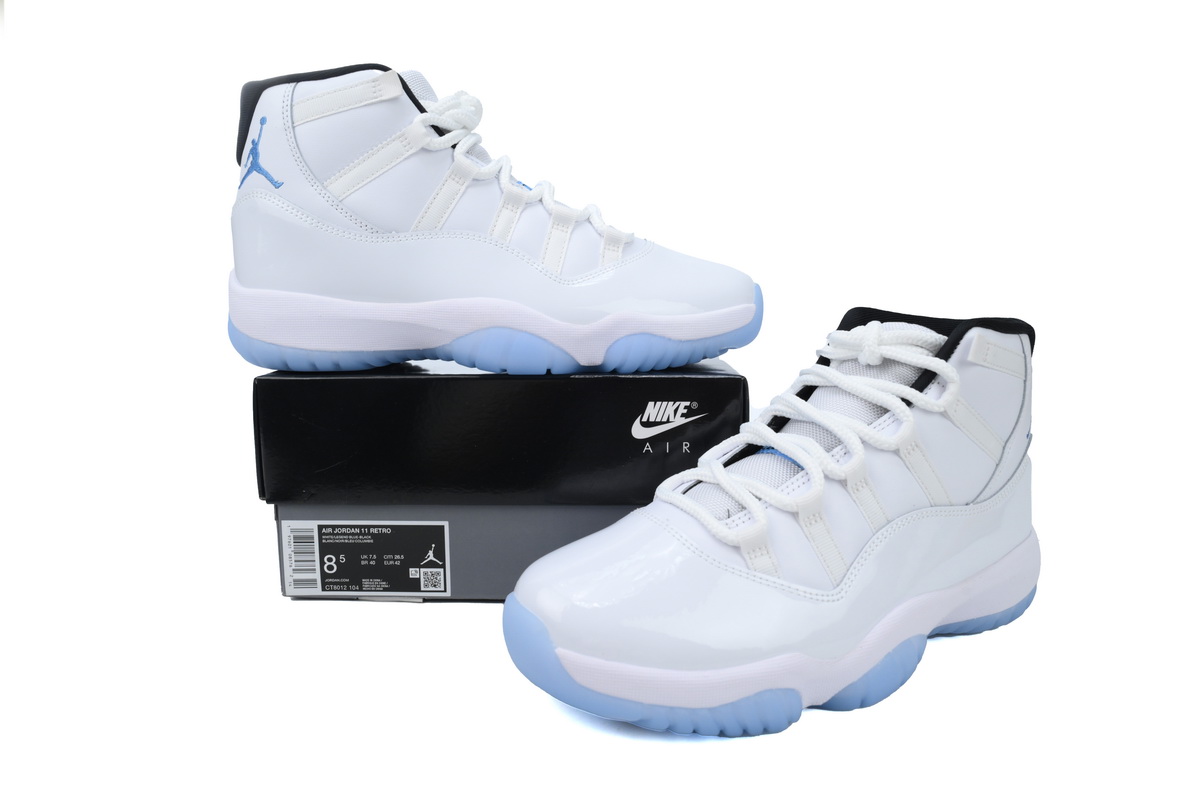 Air Jordan 11 Retro 'Columbia / Legend Blue' CT8012-104