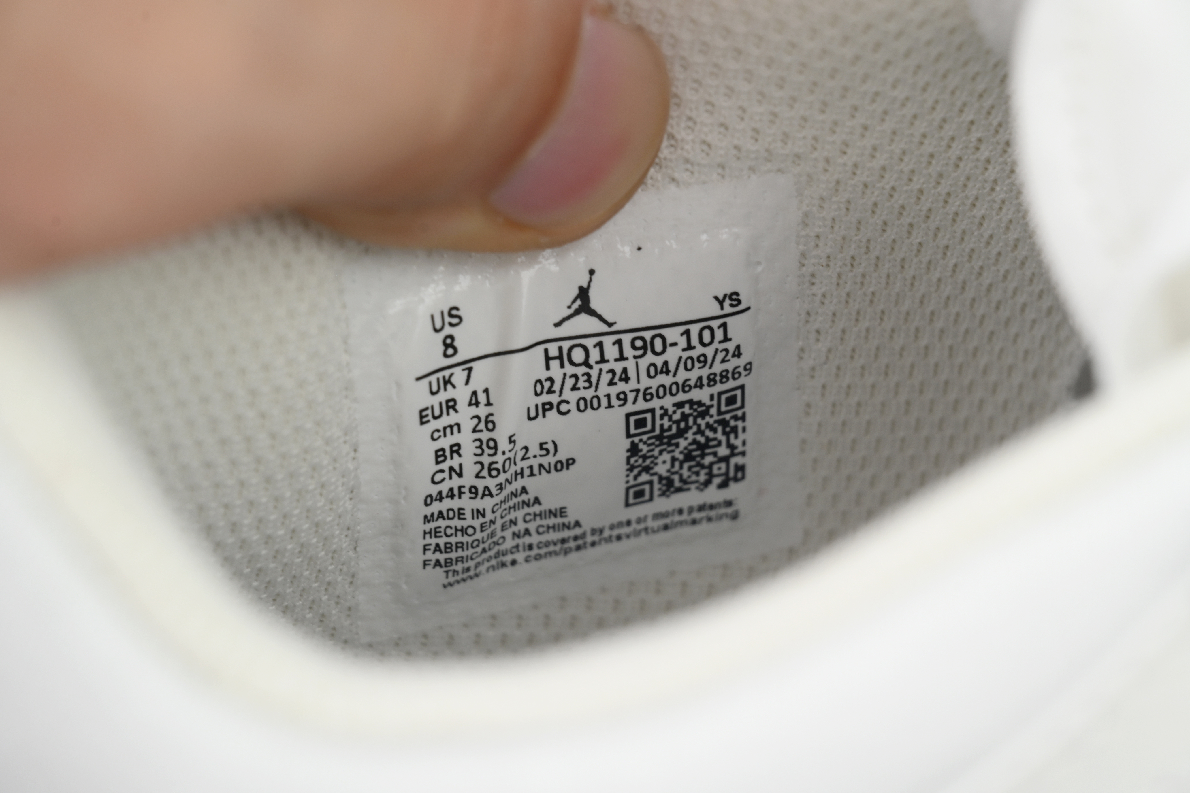 Jordan Legacy 312 Low 'Ashen Slate Glacier Blue' HQ1190-101