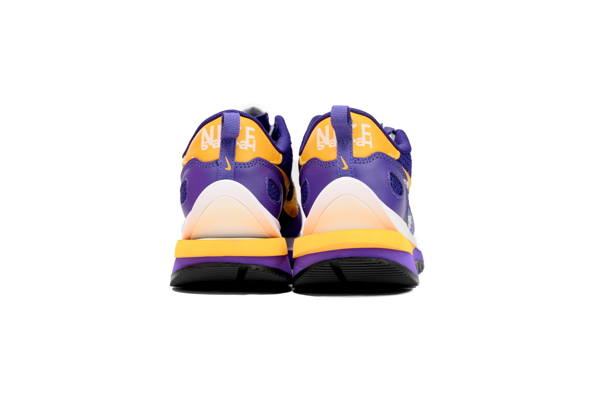 Sacai x Nike VaporWaffle Sesame Purple, White, and Yellow DV1363-103