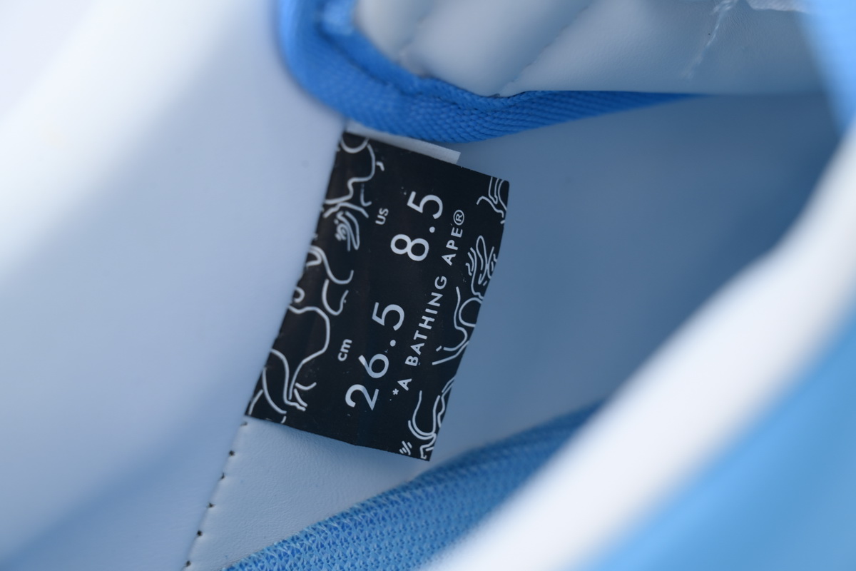 Bape STA OZXSHMX91310N A BATHING APE White Moon Blue