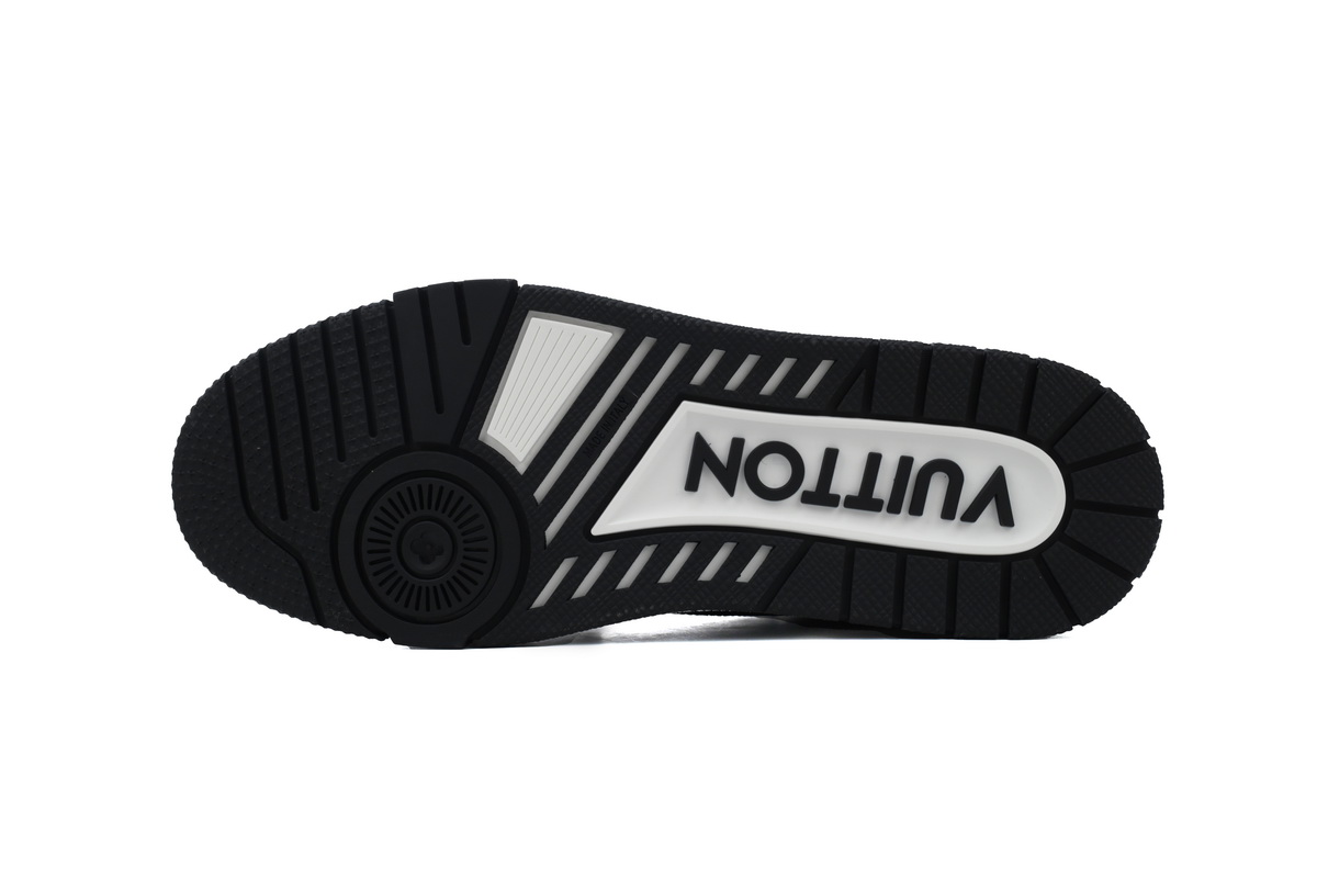 Louis Vuitton LV Trainer Black Damier 3D Denim 1AD6DX