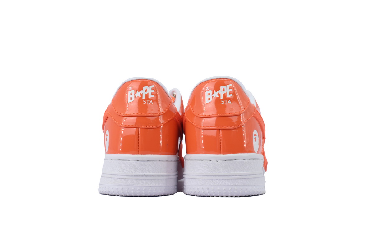 Bape STA OZXSHMX91310N A BATHING APE White orange red