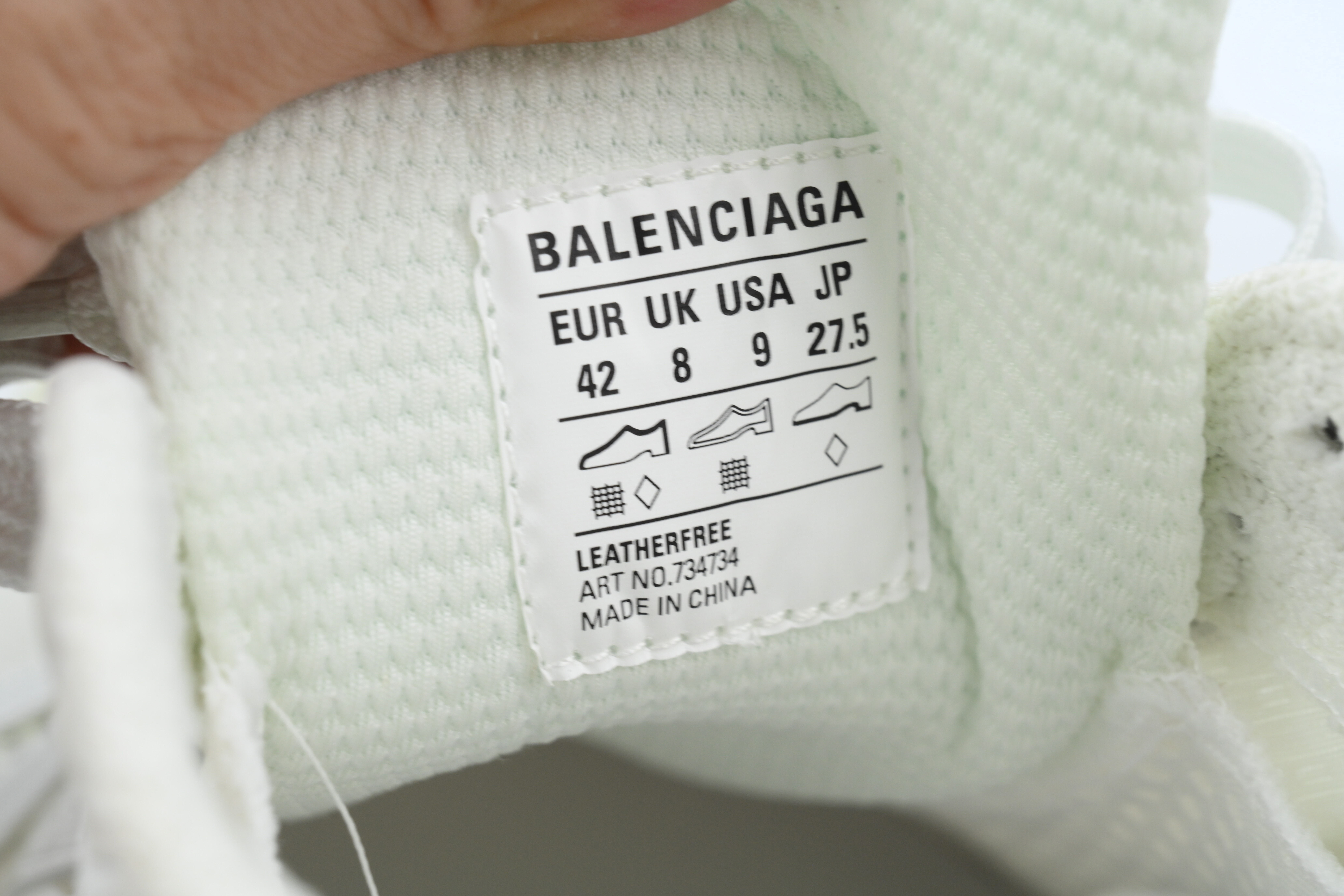 Balenciaga 3XL Chunky Sneakers Men Low-Top White 734734 W3XLG 9001