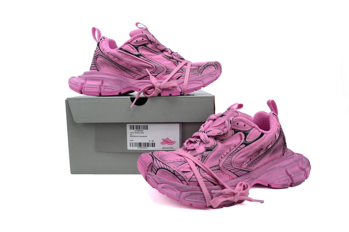 Balenciaga 3XL Canvas Pink 734731 W3XDC 5000