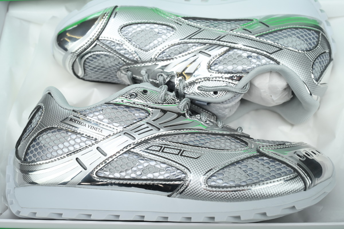 Bottega Veneta Orbit Sneaker Grey Silver