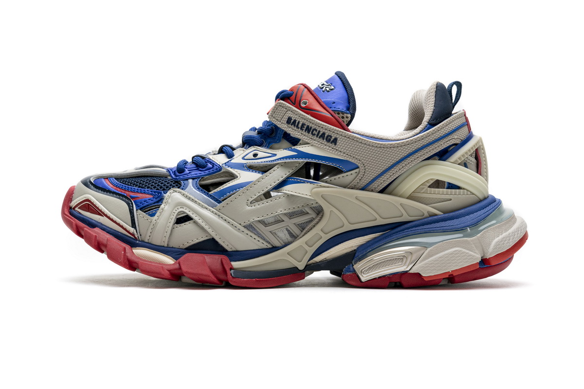 Balenciaga Track 2 Sneaker Beige Blue 570391 W2GN2 8570