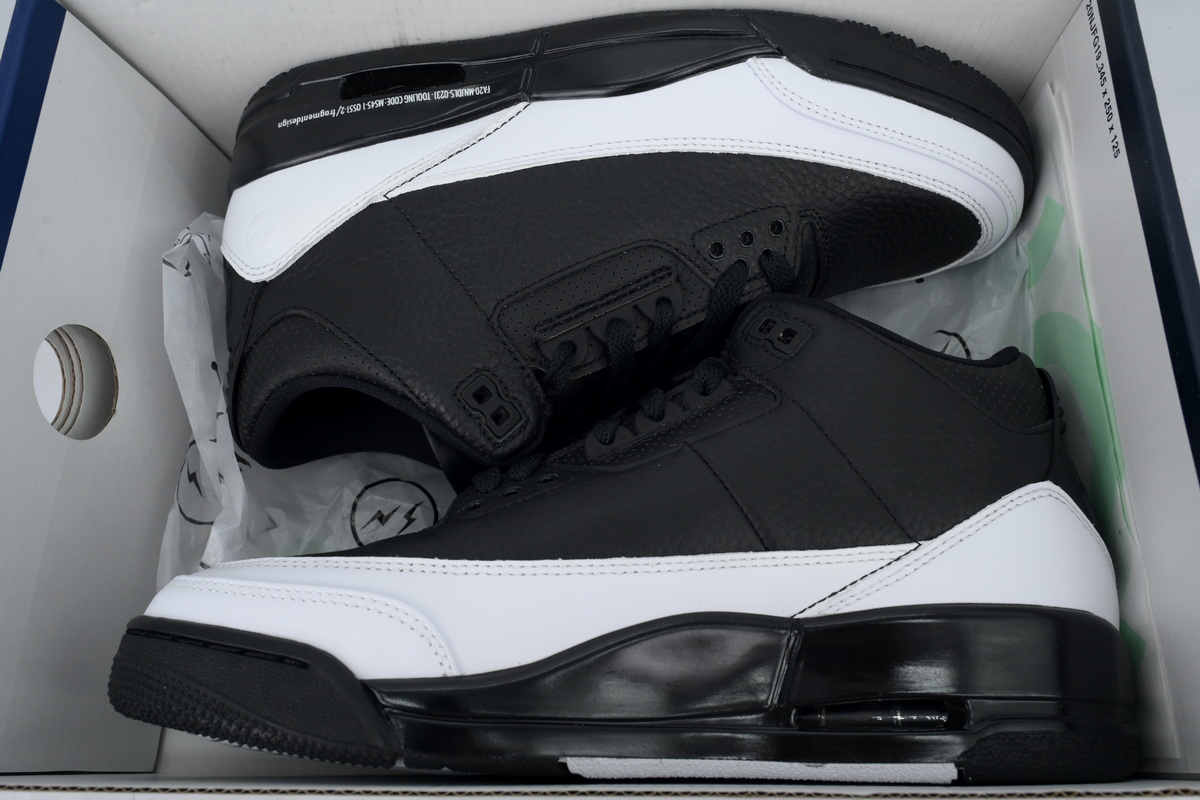 Fragment Design x Air Jordan 3 Black And White
