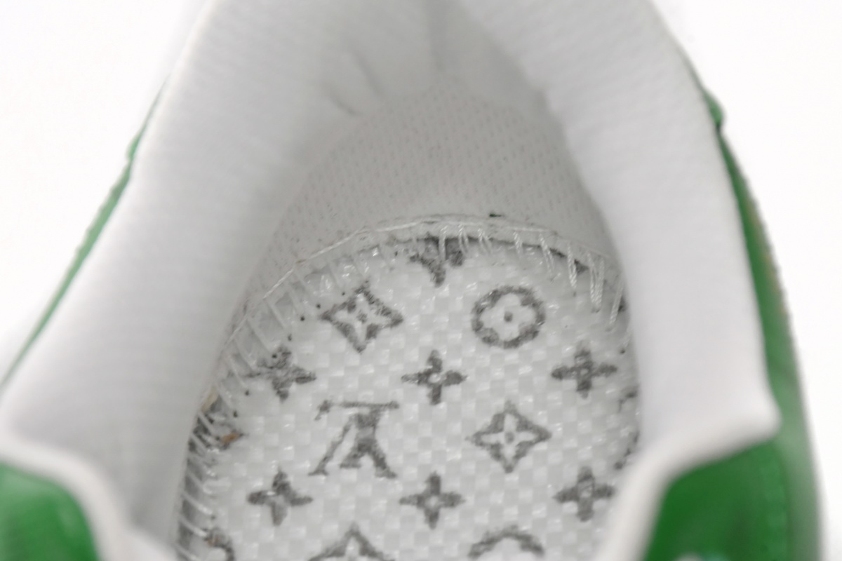 LOUIS VUITTON x Nike Air Force 1 White Green 7108-6