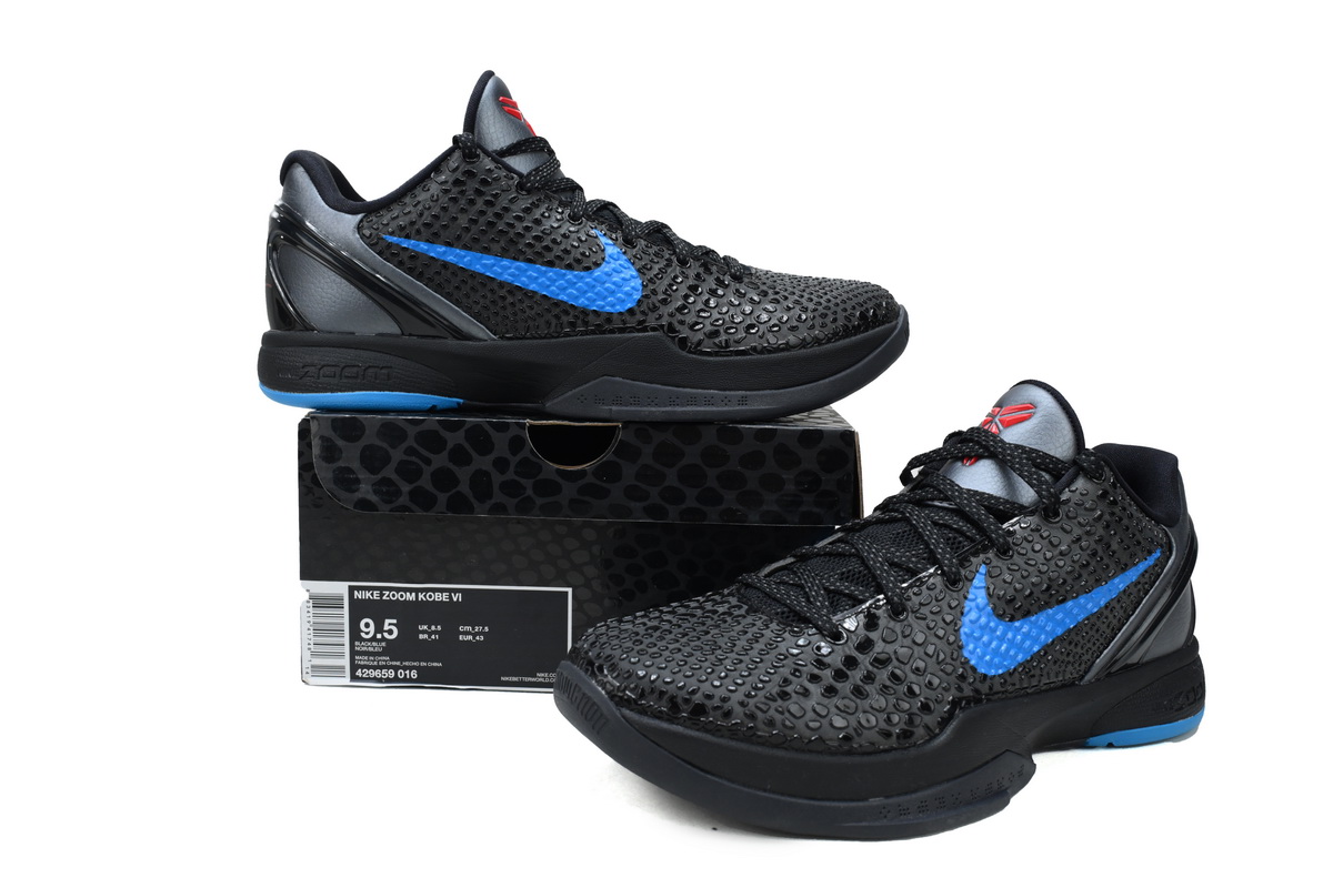 Nike Zoom Kobe 6 'Dark Knight' 429659-016