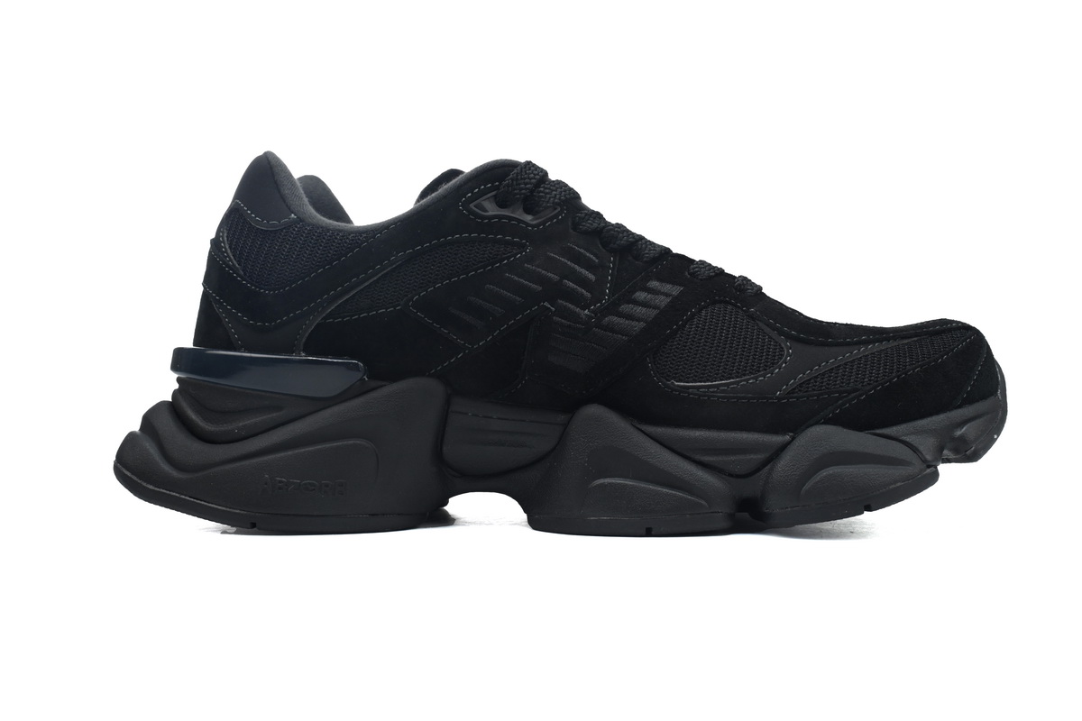 New Balance 9060 'Triple Black Suede' U9060BPM