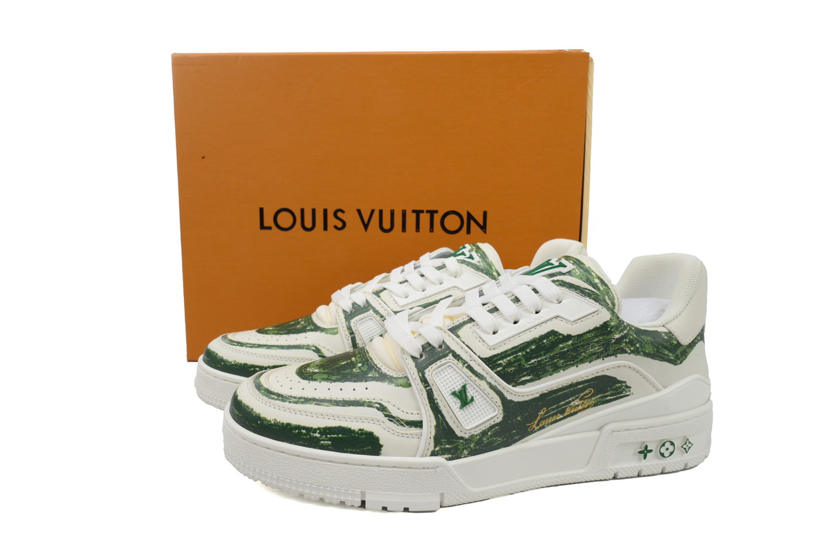 Louis Vuitton Trainer Green