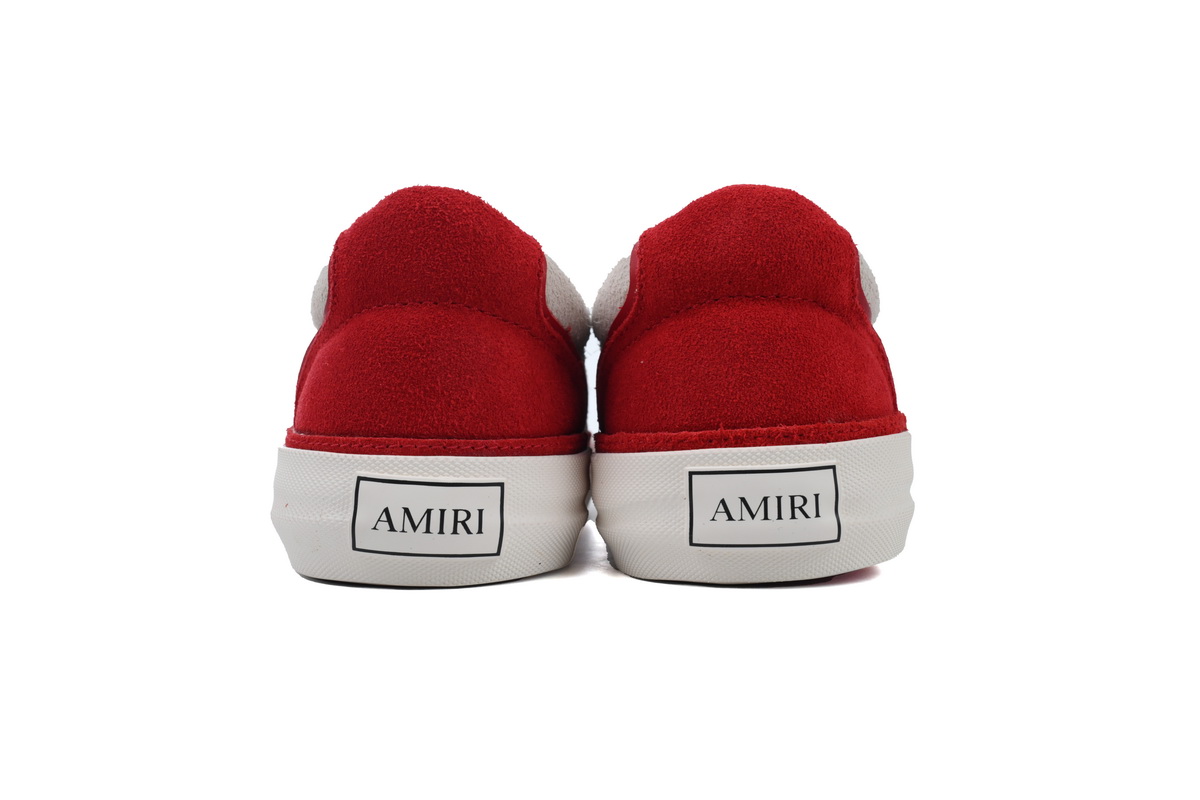 Amiri Sunset Skate Low Sneakers Red