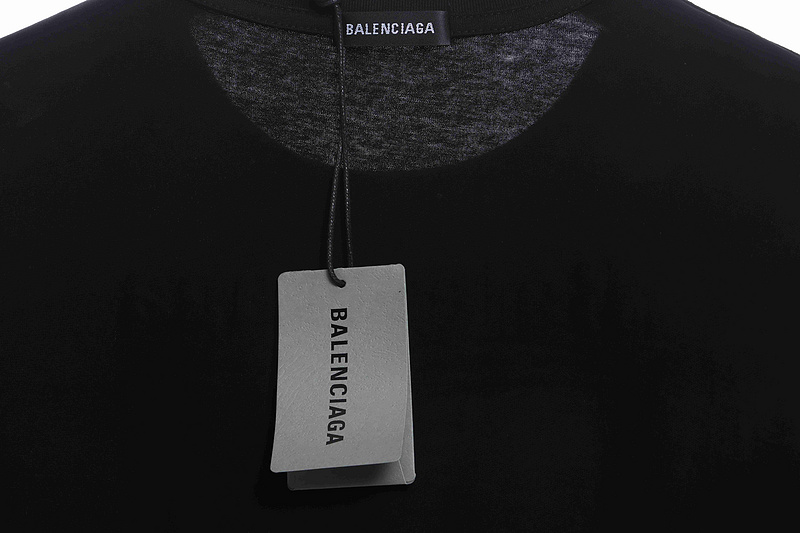 Balenciaga Coke Print Short Sleeve Black