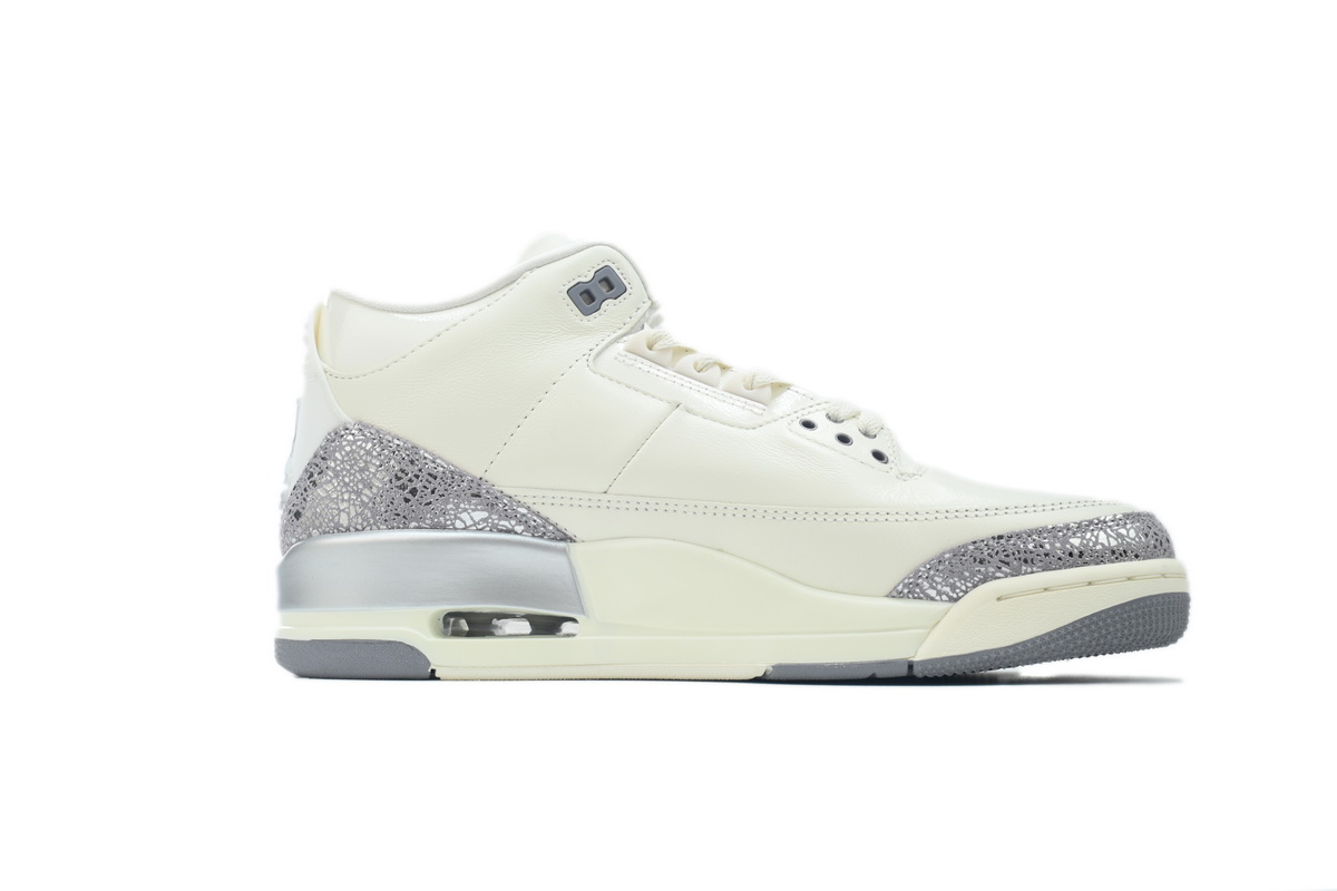 Air Jordan 3 Retro 'Sail Metallic Silver' CK9246-100