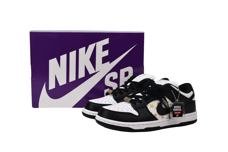 Nike SB Dunk Low Supreme Stars Black DH3228-102