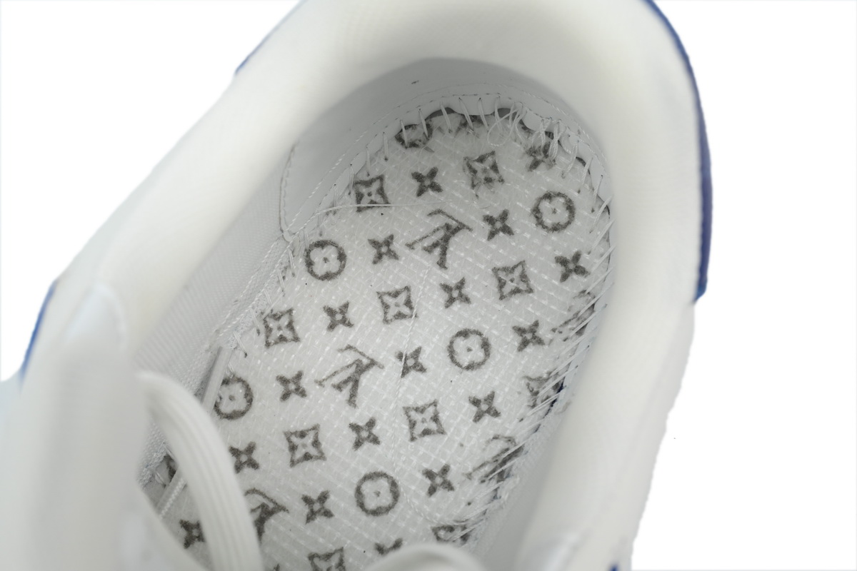 LOUIS VUITTON Trainer Golf Checkerboard Blue