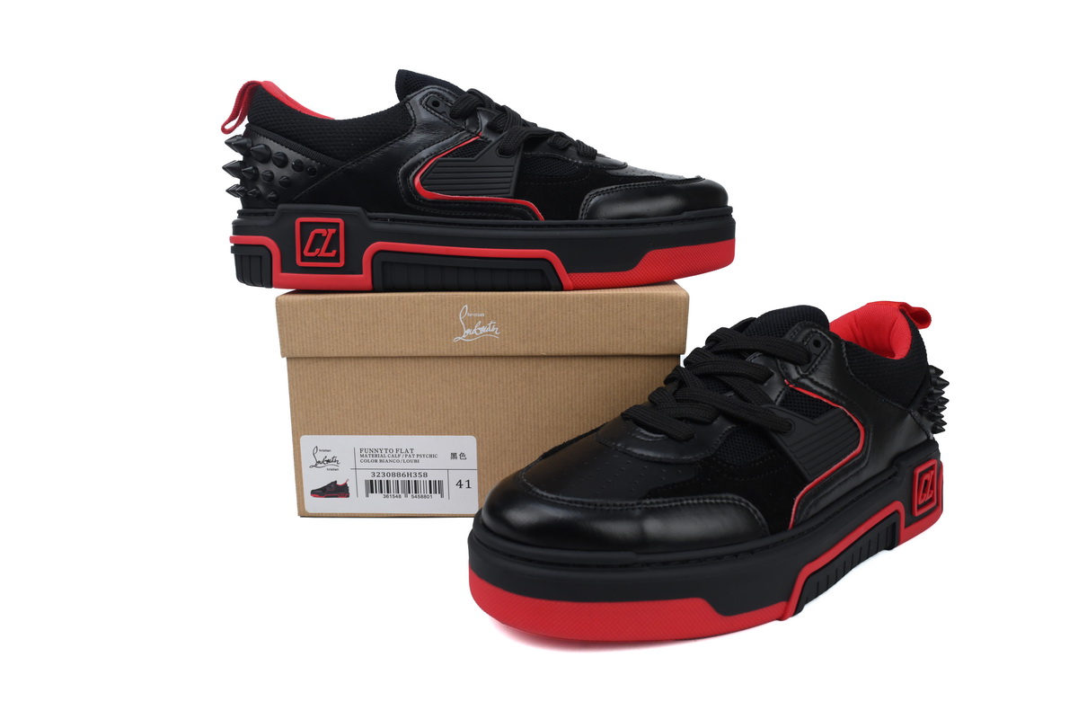 Christian Louboutin Astroloubi 'Black Red' 3230886H358