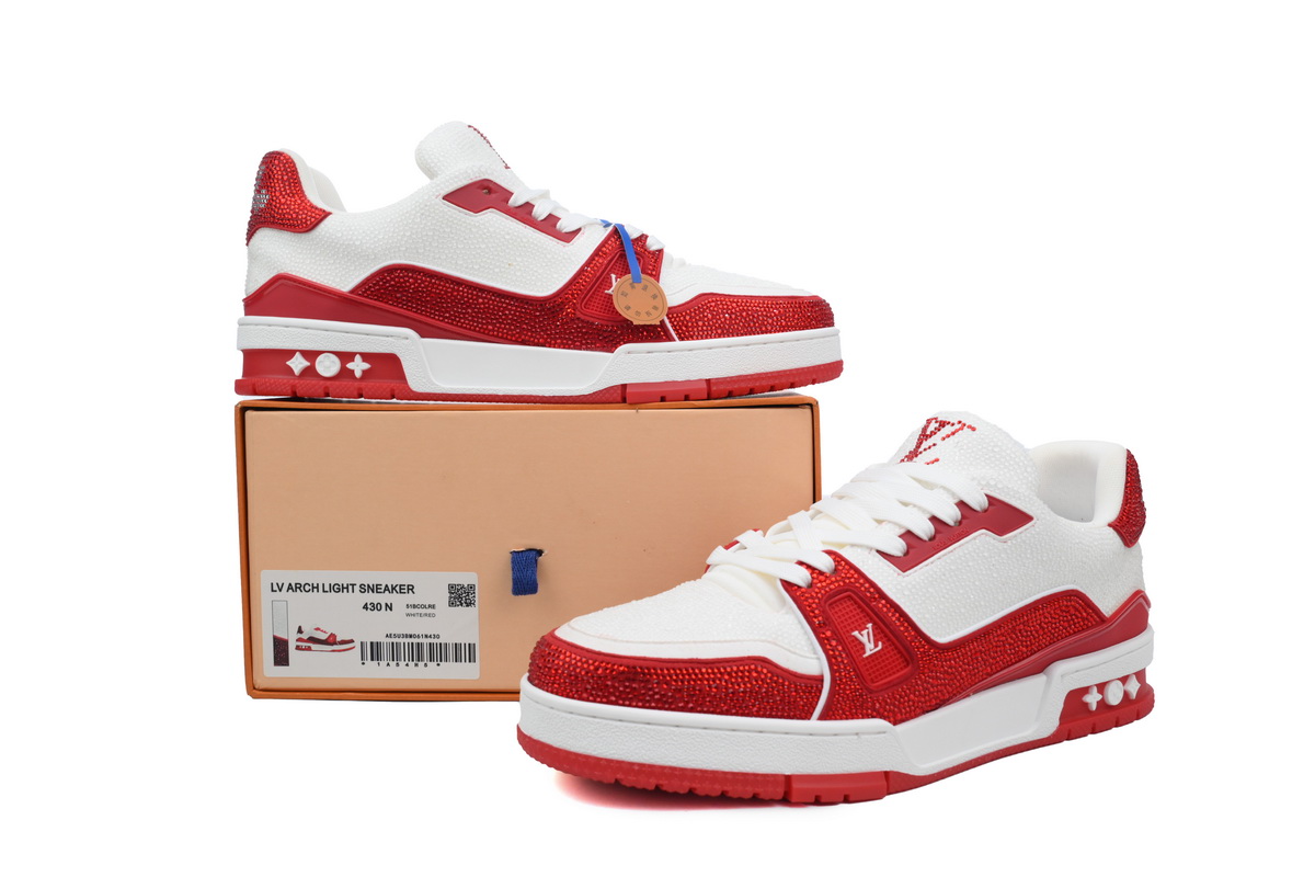 Louis Vuitton LV Trainer Red
