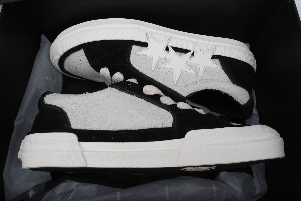 Amiri Sunset Skate Low Sneakers Black Grey