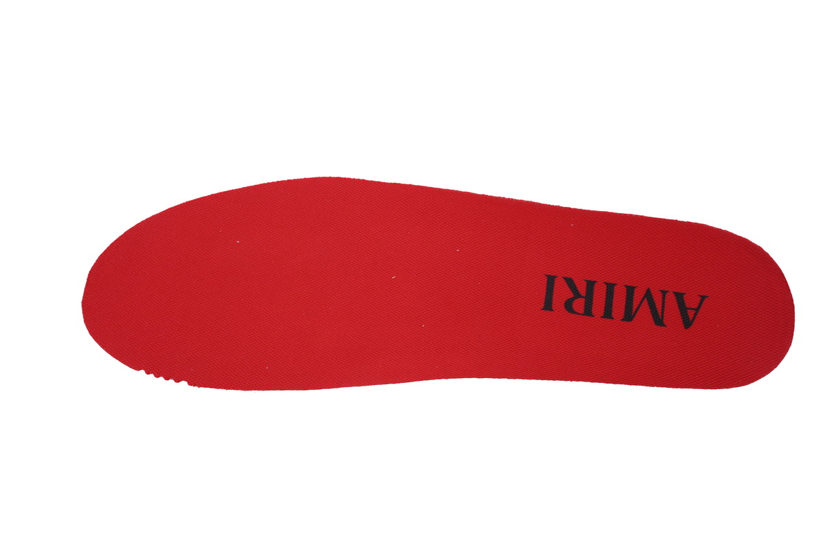 Amiri Sunset Skate Low Sneakers Red