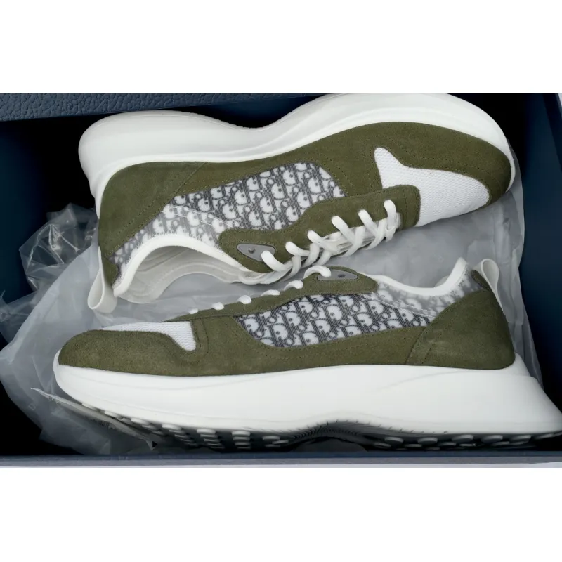 Dior B25 Runner Olive Green 3SN283ZMI-H066