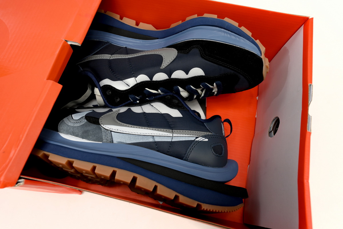 Sacai x Nike VaporWaffle Sesame and Black Blue Silver DD1875-700