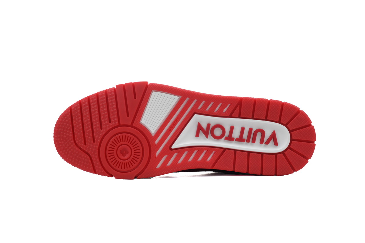Louis Vuitton LV Trainer Red