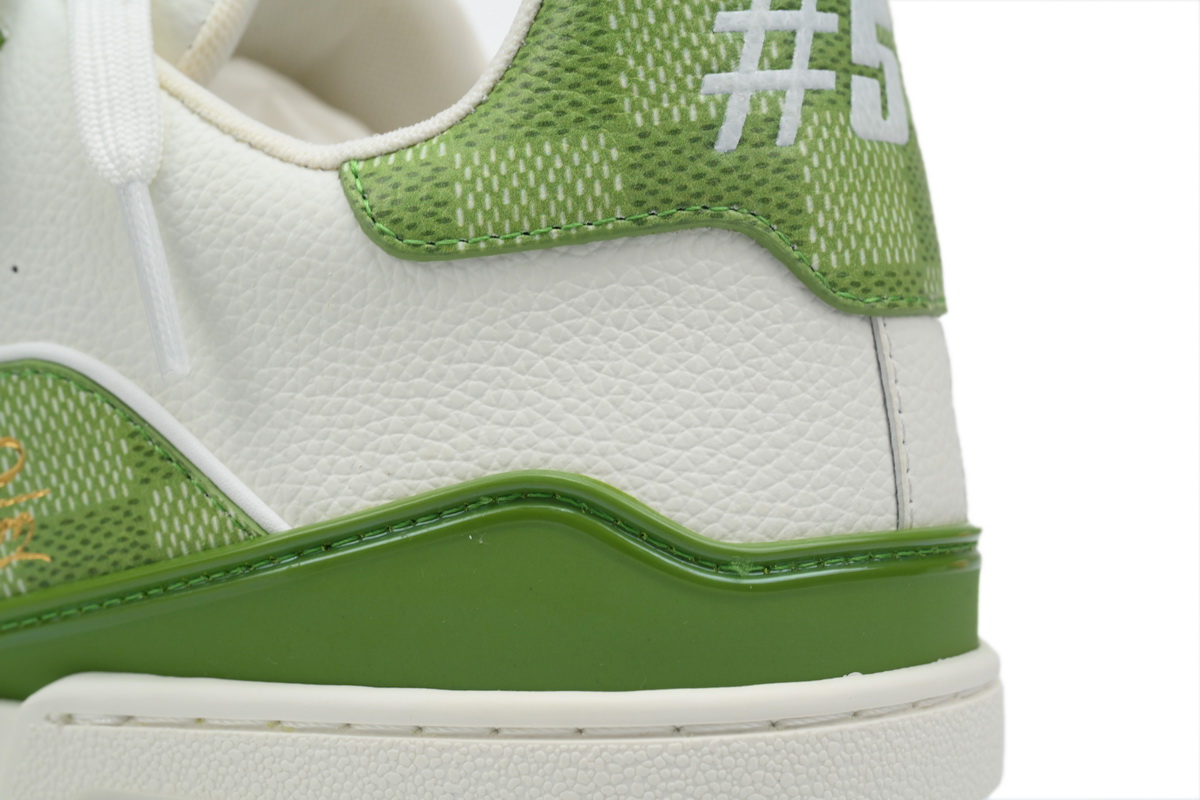 LOUIS VUITTON Trainer Golf Checkerboard Green