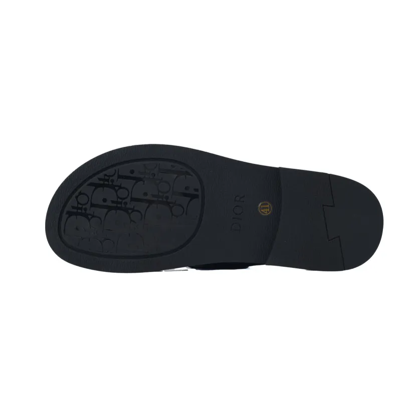 PK  God Batch Dior Alias Sandal Black Dior Oblique Jacquard
